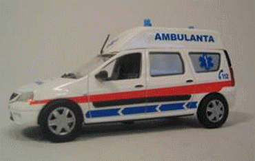 ELIGOR Dacia LOGAN Ambulanta Romania Ambulances and other emergency department