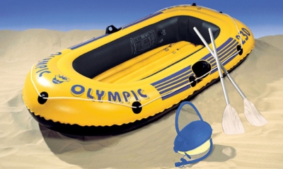 FRIEDOLA WEHNCKE Ensemble bateau Olympic avec pompe et rames Outoor