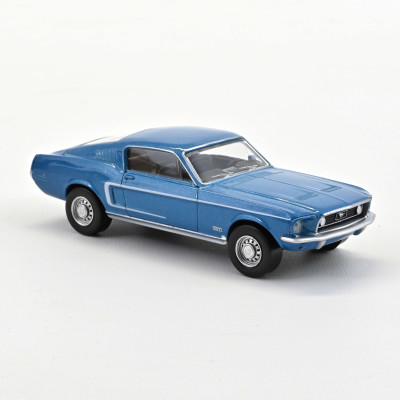 NOREV Ford Mustang GT fast back 1968 Acapulco blue mettalic (JET-CAR) Diecast models