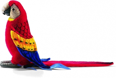 ANIMA Red parrot Cuddly Toys