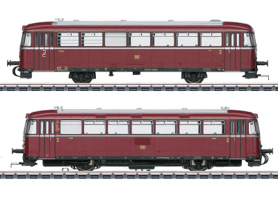 MÄRKLIN class VT 98.9 powered rail car with trailer (digital /sound AC 3rails) Trains