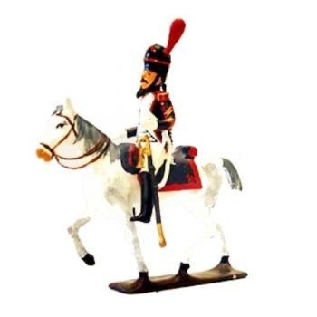 CBG figurine sapeur avec hache des grenadiers de la garde à cheval (1809) Figurines Plombs