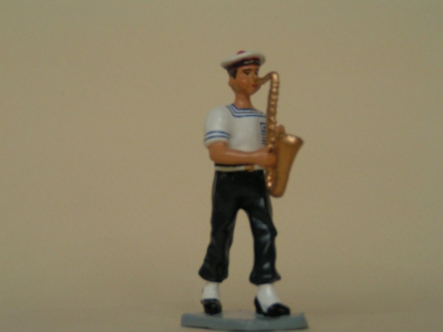 CBG MIGNOT Figurines CBG BAGAD de LAN-BIHOUE tenue d'été Saxophone Figurines Plombs