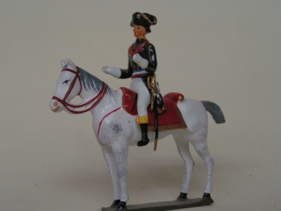 CBG MIGNOT Figurine CBG Bonaparte à cheval (tenue bleue) Militaire