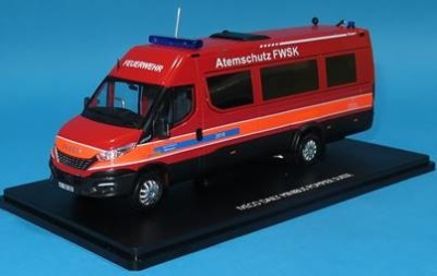 ELIGOR Iveco daily minibus pompiers suisses Véhicules miniatures