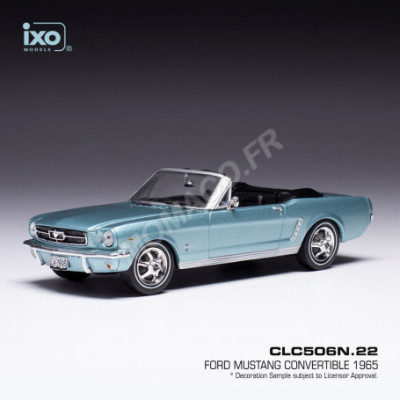 IXO FORD Mustang 1965 bleue Cars