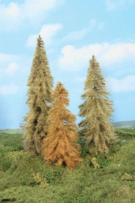 HEKI ensemble de 3 mélèzes couleur d'automne (18-24cm) Decors et diorama