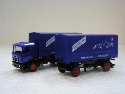 HERPA camion Man Haring spedition Véhicules miniatures