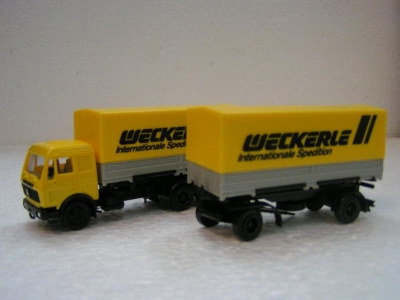HERPA camion Mercedes-Benz Weckerle spedition Véhicules miniatures