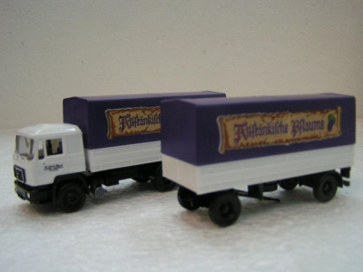 HERPA camion Man Alfrankilche Pflaume Camions
