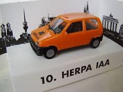 HERPA FIAT CINQUECENTO limited edition IAA Cars