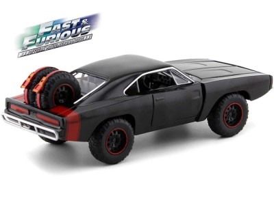 JADA 1/24 DODGE CHARGER OFF ROAD black 2015 FAST & FURIOUS By Heroes / Collections