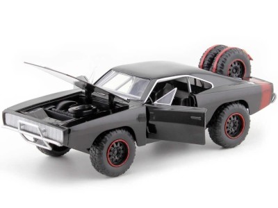 JADA 1/24 DODGE CHARGER OFF ROAD black 2015 FAST & FURIOUS By Heroes / Collections