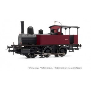 JOUEF steam locomotive 030T  orange/black livery period III (analogic 2 rails DC) HO scale