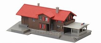 KATO Swiss Alpen Station (ready to use) N scale