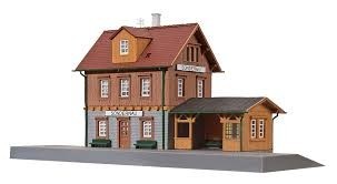 KIBRI Gare de Sondernau (maquette plastique à construire colle non incluse) Echelle N
