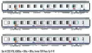 Ls Models Coffret De Voitures Corail Vtu Livr E Ter Paca Sigle