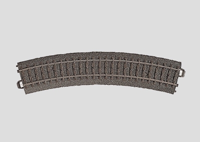 Rail courbe R1=360mm 30°MÄRKLIN voie C Rails et aiguillages