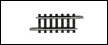 MINITRIX Rail droit longueur 33,6mm Track and track accessories