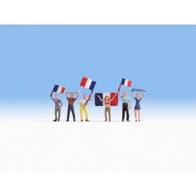 NOCH Supporters de l'èquipe de France de Football Decors et diorama