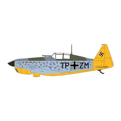 OXFORD diecast plane MORANE-SAULNIER 406 KG200 OSSUNTARBES FRANCE 1943 Diecast models