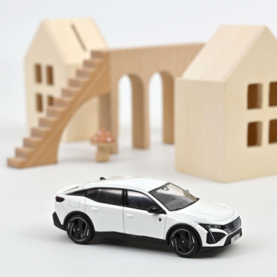 NOREV Peugeot 408 GT Hybrid 2023 pearl white Véhicules miniatures
