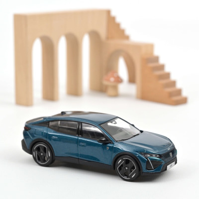 NOREV Peugeot 408 GT Hybrid 2023 obsession blue Véhicules miniatures