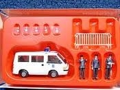 PREISER Mitsubishi L300 Police Belge Véhicules miniatures