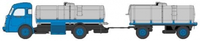 REE Camion Panhard Movic citerne à vin & remorque (bleu et gris) Camions