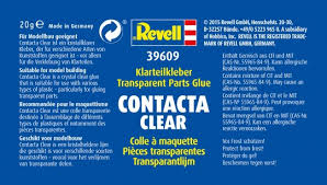REVELL  Contacta CLear 20g  with brush (transparent parts glue) Kits and landscapes