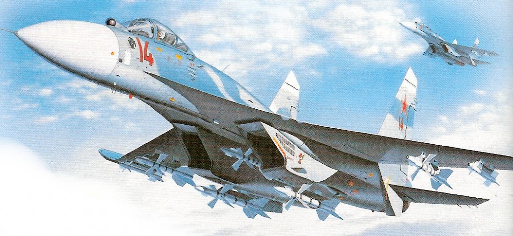 Maquette Avion De Chasse Sukhoi Su-27 Flanker-B (Russe) - Planet Passions