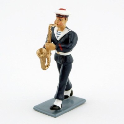 CBG MIGNOT figurine BAGAD de LANN- BIHOUE (tenue bleue) Saxophone Militaire