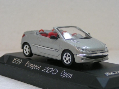 SOLIDO Peugeot 206 Coeur ouverte Diecast models