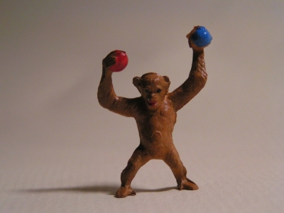 STARLUX Chimpanzé avec ballons Kits and plastic figures