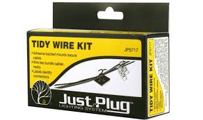 WOODLAND-SCENICS Tidy wire kit (contents 12 wire tie mounts/24 wire ties/20 labels) HO scale