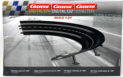 CARRERA EVOLUTION 124/132/ Virage relevé   6 x 30° (R2) Circuits routiers