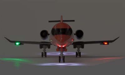 SIKU avion d'affaire (env 30cm) avec éclairage par leds Les miniatures pour jouer