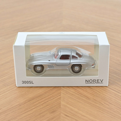 NOREV Mercedes Benz 300SL 1954 Silver (jet-car with opening doors) Diecast models