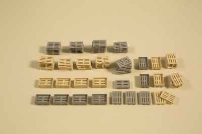 AUHAGEN plastic kit storage accessories HO scale