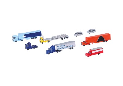 HERPA set of trucks & vans airport accessories  1/500 Decorations and landscapes