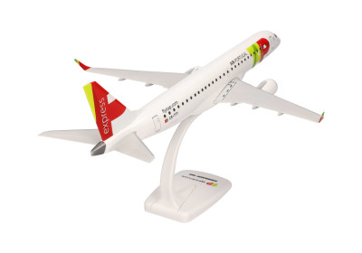 HERPA avion SNAP fit (kit simple à encliqueter ) EMBRAER  E195 TAP Express Maquettes et figurines plastiques