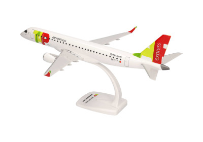 HERPA avion SNAP fit (kit simple à encliqueter ) EMBRAER  E195 TAP Express Maquettes et figurines plastiques