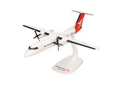 HERPA avion SNAP fit (kit simple à encliqueter ) DHC-8- 300 Qantaslink Véhicules miniatures