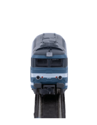 AZAR MODELS BB67400 bleu diesel SNCF ep IV analogique (BB67411) (échelle Z) Locomotives et Automoteurs