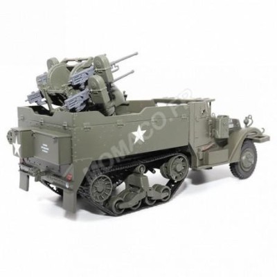 MOTOR CITY Half Track M16 avec batterie antiaérienne Véhicules miniatures