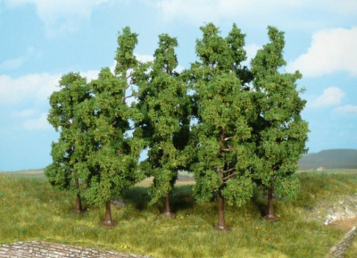 HEKI set de 10 arbres 11/13cm HO scale