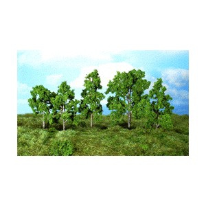 HEKI set de 10 arbres feuillus  8/12cm haut Decors et diorama