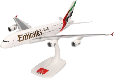 HERPA plane SNAP fit (easy kit ) AIRBUS A380 Emirates (new colors) Diecast models