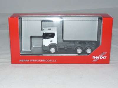 HERPA camion SCANIA CG 17ZM blanc Véhicules miniatures