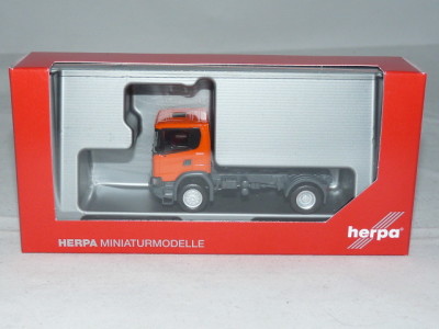 HERPA camion SCANIA CG 17ZM orange Camions